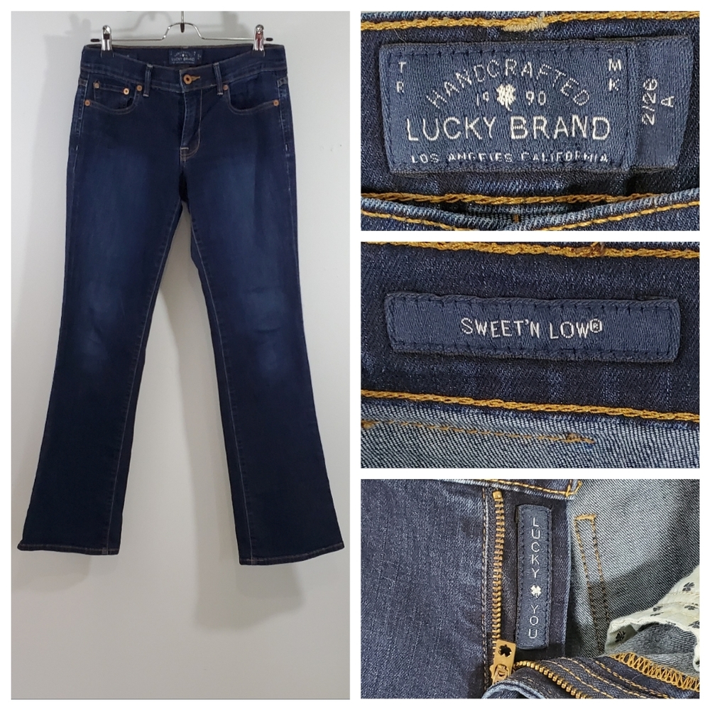 Lucky Brand Sweet N Low Bootcut Dark Wash Jeans